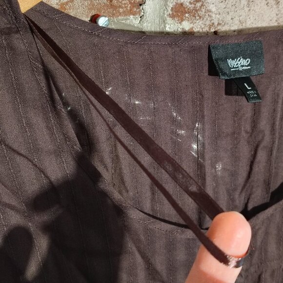 NWT 2007 Mossimo Brown Top - Large - Picture 4 of 6
